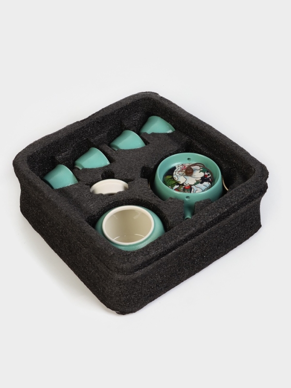 Набор для чайной церемонии 9 предметов, на 4 персоны, чашка 40 мл, чайник 200 мл, в коробке