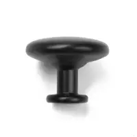 Ручка кнопка WAVE ТУНДРА РК120BL, черная