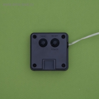 Гирлянда &laquo;Нить&raquo; 20 м роса, IP44, серебристая нить, 200 LED, свечение зелёное, 2 режима, солнечная батарея