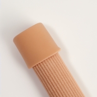 Напальчник - трубка от мазолей и натирания, для рук и ног, с силиконом, d = 1 &times; 15 см, цвет бежевый