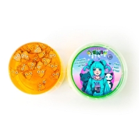 Слайм &laquo;Стекло&raquo;, Оранжевый, 90 г, с декоративным наполнителем