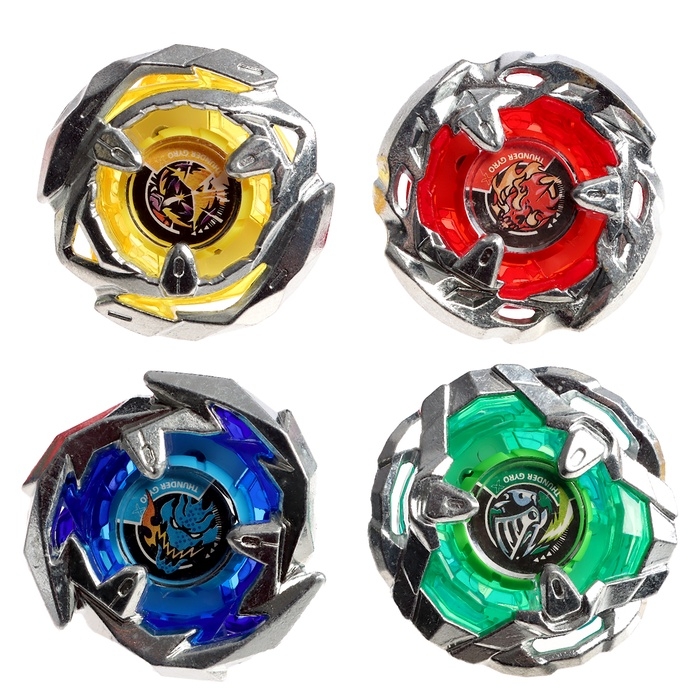 Набор боевых волчков «Gyro X», 4 волчка, с запуском и ареной, цвет МИКС Набор боевых волчков «Gyro X», 4 волчка, с запуском и ареной, цвет МИКС