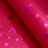 Пленка голография &laquo;Звёзды&raquo; розовый 70&times;100 см