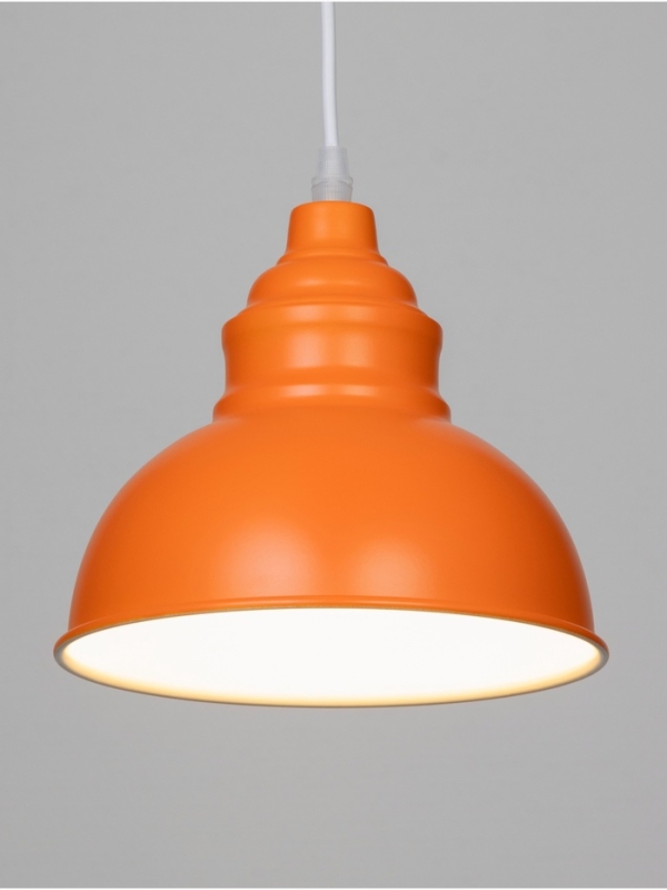 Светильник Paul 1х40Вт Е27 пр-1м неон оранжевый 20х20х17,5см