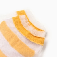 Носки женские стеклянные MINAKU цвет желтый, размер 36-37 (23 см)