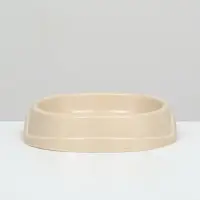 Миска №1 "Нулевка" 200 мл, 13,5 х 12,5 х 3 см, бежевый