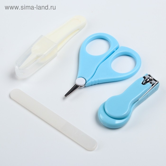 Набор по уходу за ребенком Крошка Я, 4 предмета, голубой