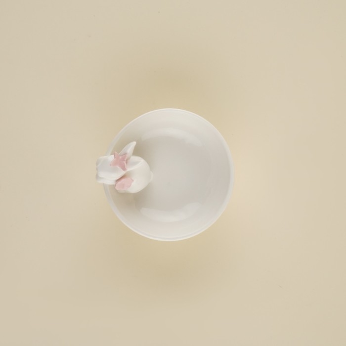 Конфетница SL Home &laquo;Лесные кролики&raquo;, 13&times;10,7 см, цвет белый