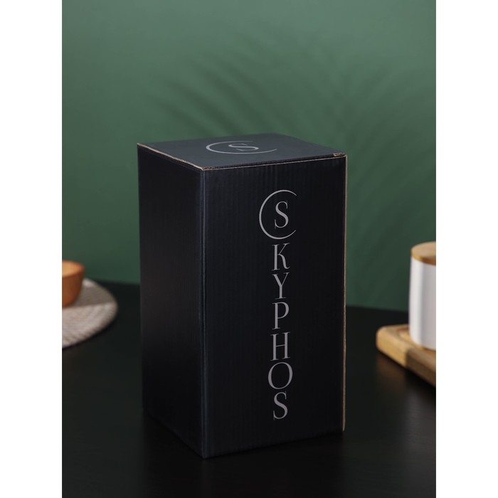 Кувшин стеклянный с бамбуковой крышкой &laquo;Эко&raquo;, 1 л