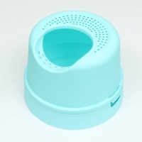 Туалет для кошек закрытый 47 x 47 x 35 см, бирюзовый Туалет для кошек закрытый 47 x 47 x 35 см, бирюзовый