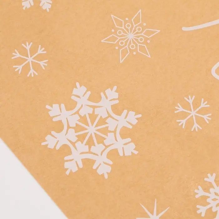 Наклейки для окон &laquo;Зимняя деревушка&raquo;, многоразовая, 33 х 50 см