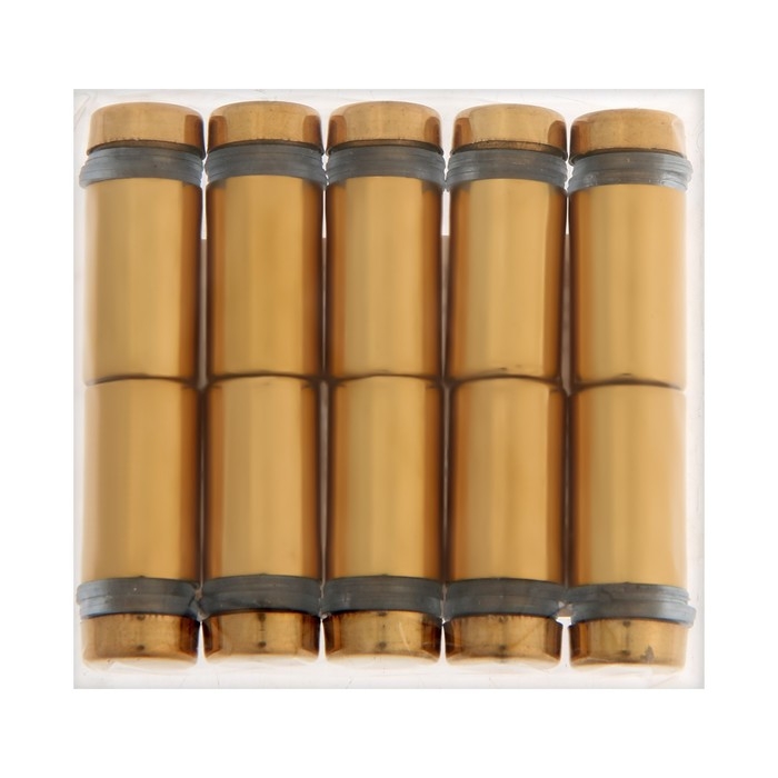 Дистанционный держатель для табличек, 12х25 мм, цвет золото,набор 10 шт. Дистанционный держатель для табличек, 12х25 мм, цвет золото,набор 10 шт.