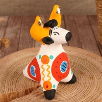 Дымковская игрушка &laquo;Свистулька Лошадка&raquo; 8&times;9&times;4 см, микс