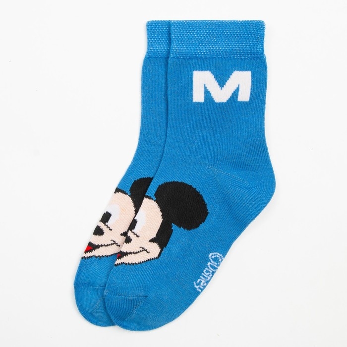 Носки для мальчика &laquo;Микки Маус&raquo;, DISNEY, 16-18 см, цвет синий