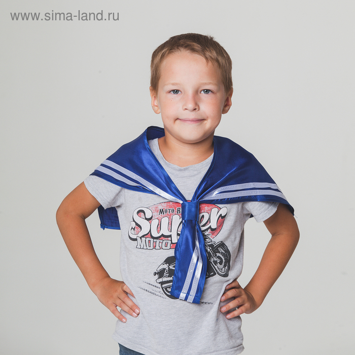 Морской воротник &laquo;Гюйс&raquo;, цвет синий, оттенок МИКС