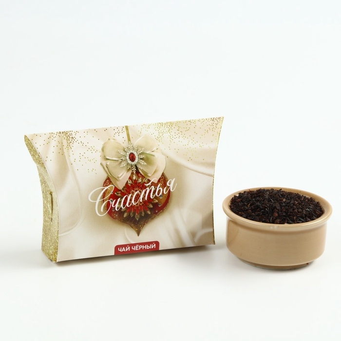 Подарочный набор новогодний &laquo;Роскошь наполнит новый год&raquo;: чай, монпансье