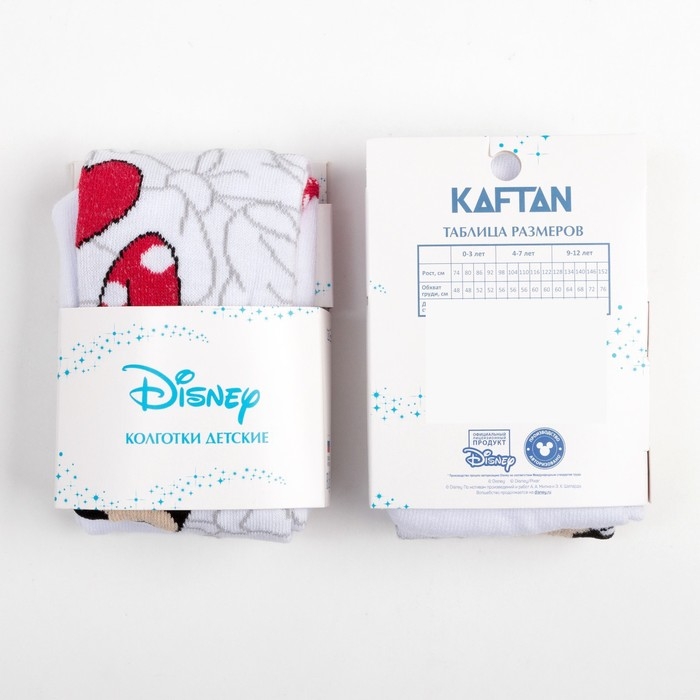 Колготки Дисней «Минни Маус», цвет красный/белый, 104-110 см Колготки Дисней «Минни Маус», цвет красный/белый, 104-110 см