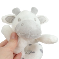 Растяжка - спираль с игрушками дуга на коляску / кроватку для малышей &laquo;Коровка&raquo;, с пищалкой, прорез., Крошка Я