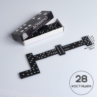 Домино настольная игра "Время игры", 14.7 х 5 х 2.7 см, костяшка 3.7 х 1.9 см Домино настольная игра "Время игры", 14.7 х 5 х 2.7 см, костяшка 3.7 х 1.9 см