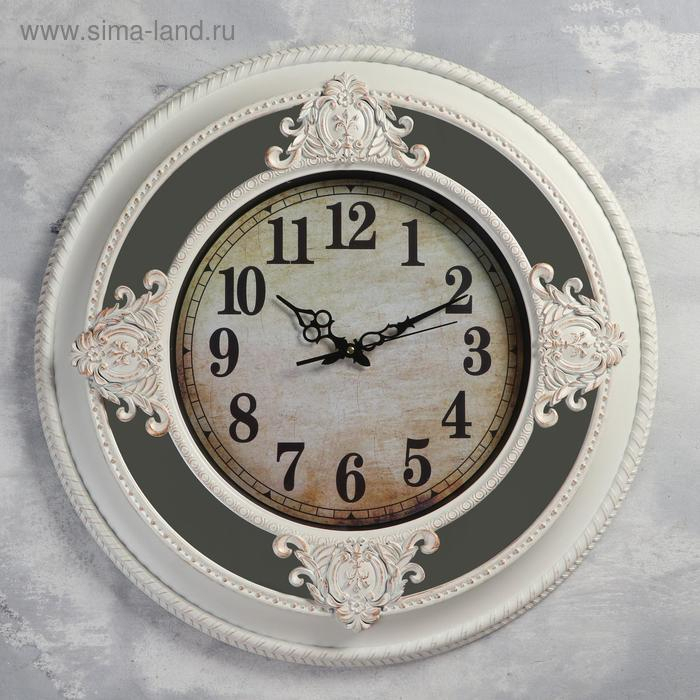 Часы настенные интерьерные большие Часы настенные интерьерные большие "Дифен", бесшумные, d-62 см