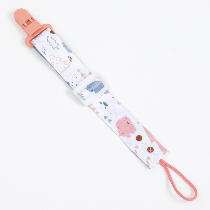 Держатель для соски - пустышки &laquo;Фламинго&raquo;, на ленте