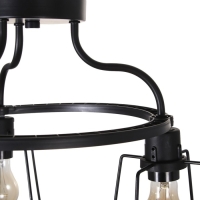 Люстра "Компакт" 3x40Вт E27 черный 45х45х42 см.