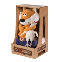 Мягкая игрушка "Ловкий Лис и Курица", 24 см MT-MRT-D04202307-24 Мягкая игрушка "Ловкий Лис и Курица", 24 см MT-MRT-D04202307-24