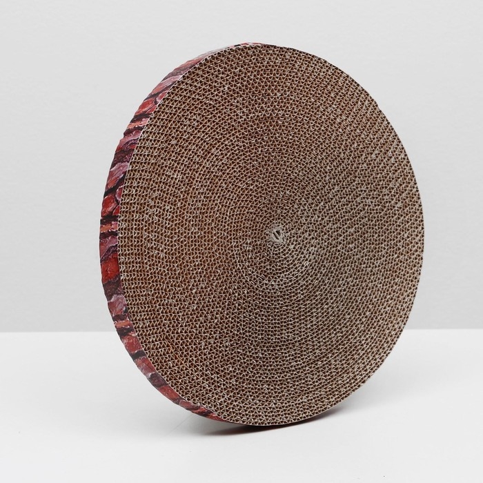 Гофрокогтеточка Гофрокогтеточка "Пижон" круглая "Спил сосны", с пропиткой, 28 х 2,5 см