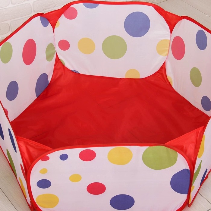 Манеж-сухой бассейн для шариков Манеж-сухой бассейн для шариков "Шарики", размер:100 см, h=37 см