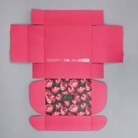 Коробка подарочная складная, упаковка, &laquo;Тюльпаны&raquo;, 27 х 21 х 9 см