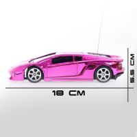 Машина радиоуправляемая &laquo;Шоукар&raquo;, работает от батареек, цвет розовый