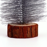 Новогодний декор &laquo;Ёлка в серебристом цвете с блёстками&raquo; 8 &times; 8 &times; 30 см