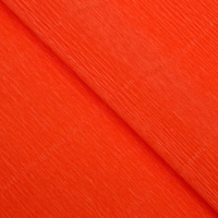 Бумага для поделок и упаковки, гофрированная, оранжевая, 0,5 х 2,5 м