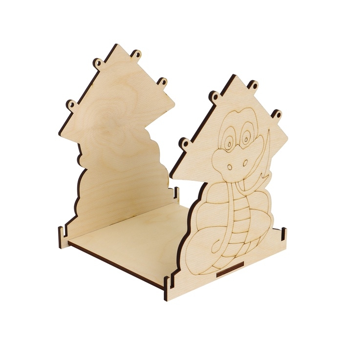 Кормушка из дерева своими руками, &laquo;Символ года Змей&raquo;, 18 &times; 16 &times; 15 см, МИКС, Greengo