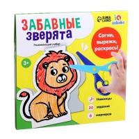 Развивающий набор &laquo;Забавные зверята&raquo;, 20 заданий, 3+