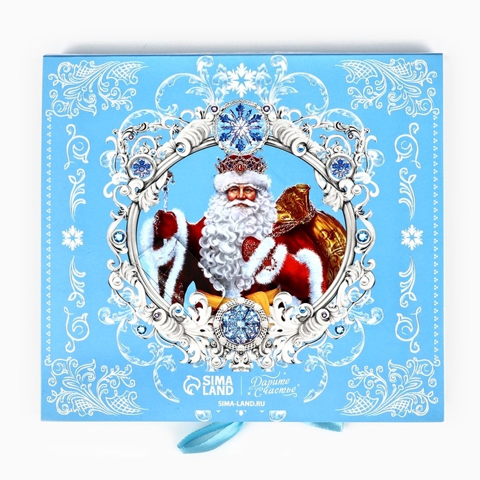 Коробка под 9 конфет с ячейками &laquo;Снежная сказка&raquo; 14.8 х 13.5 х 3.5 см, Новый год