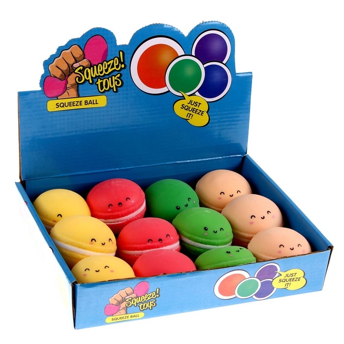 Мялка &laquo;Макарун&raquo; с пастой, цвета МИКС