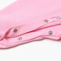 Комбинезон детский (3 шт.), цвет белый/розовый/светло-розовый, рост 74 см