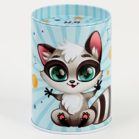 Копилка для декорирования стразами и фольгой &laquo;Спортивный енот&raquo;