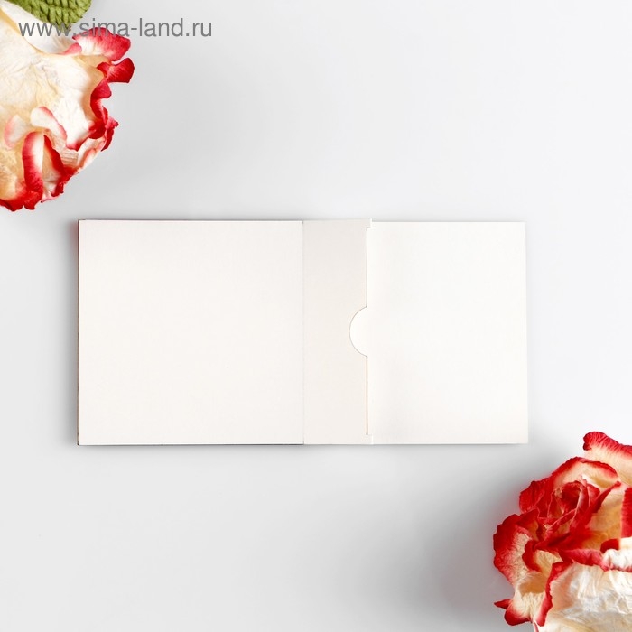 Открытка-мини деревянная "Любовь" молодожёны