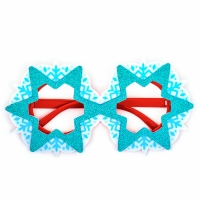 Новый год! Карнавальный очки &laquo;Хрустальные снежинки&raquo;
