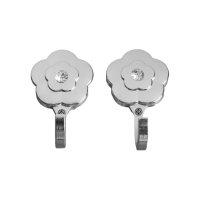 Крючок однорожковый для штор CAPPIO KC117, цвет хром, 2 шт Крючок однорожковый для штор CAPPIO KC117, цвет хром, 2 шт