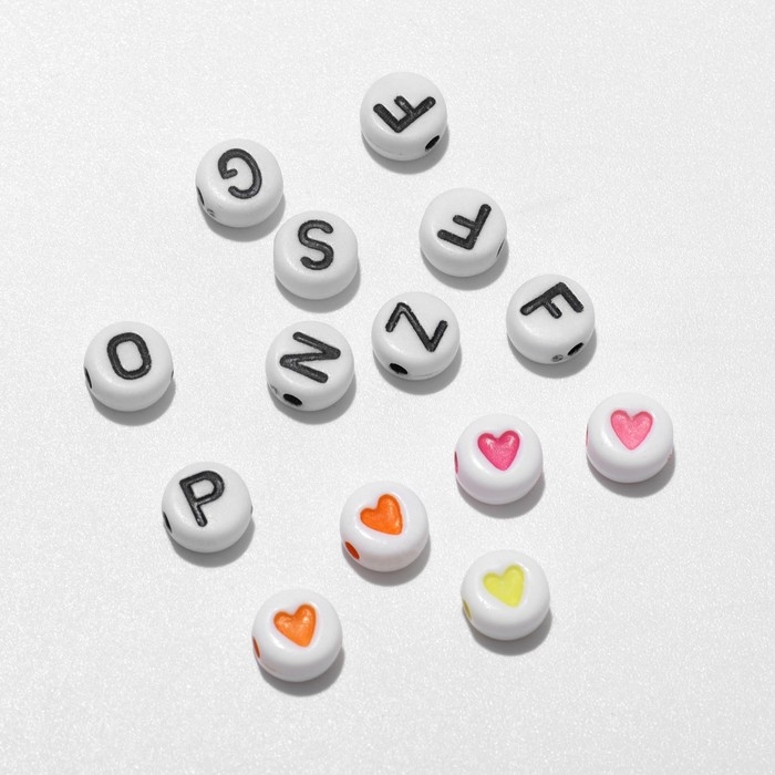 Набор для создания украшений &laquo;Мишка&raquo;, 4 вида бусин, 20 соединительных колец, 10 карабинов, резинка