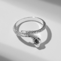 Новый год! Символ года 2025! Кольцо «Змея» миниатюрное, цвет серебро, безразмерное Новый год! Символ года 2025! Кольцо «Змея» миниатюрное, цвет серебро, безразмерное