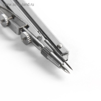 Кронциркуль металлический с рейсфедором 120 мм, в пластиковом пенале, с рейсфедером Кронциркуль металлический с рейсфедором 120 мм, в пластиковом пенале, с рейсфедером