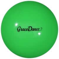 Мяч для художественной гимнастики Grace Dance, d=18,5 см, цвет салатовый