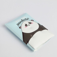 Новый год. Обложка на паспорт антистресс &laquo;Hello pandastic winter&raquo;