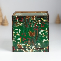 Копилка куб "Богатого НГ" 10х10х10 см