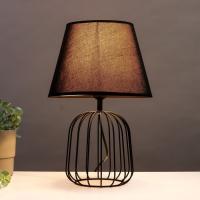 Настольная лампа 16787/1 E27 40Вт черный 16х16х38,5 см RISALUX Настольная лампа 16787/1 E27 40Вт черный 16х16х38,5 см RISALUX