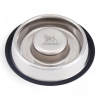 Миска "Медленное кормление" на нескользящей основе, 450 мл Миска "Медленное кормление" на нескользящей основе, 450 мл